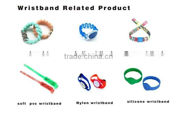 custom disposable rfid wristbands for events