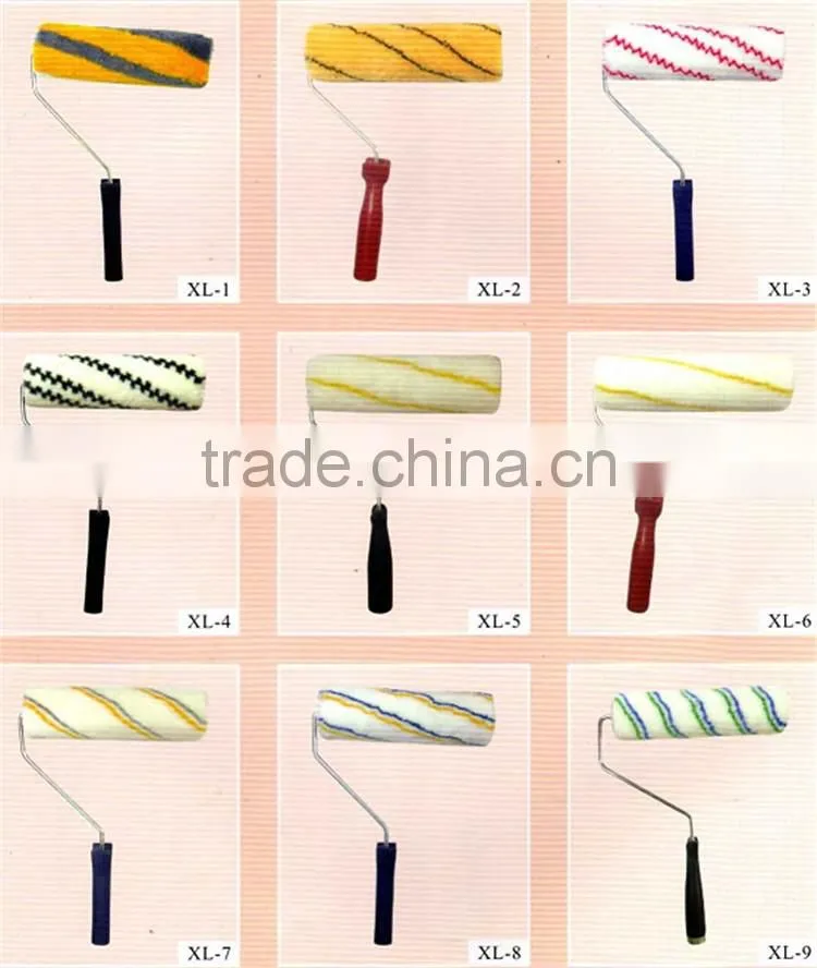 Professional decorative wall paint roller brush