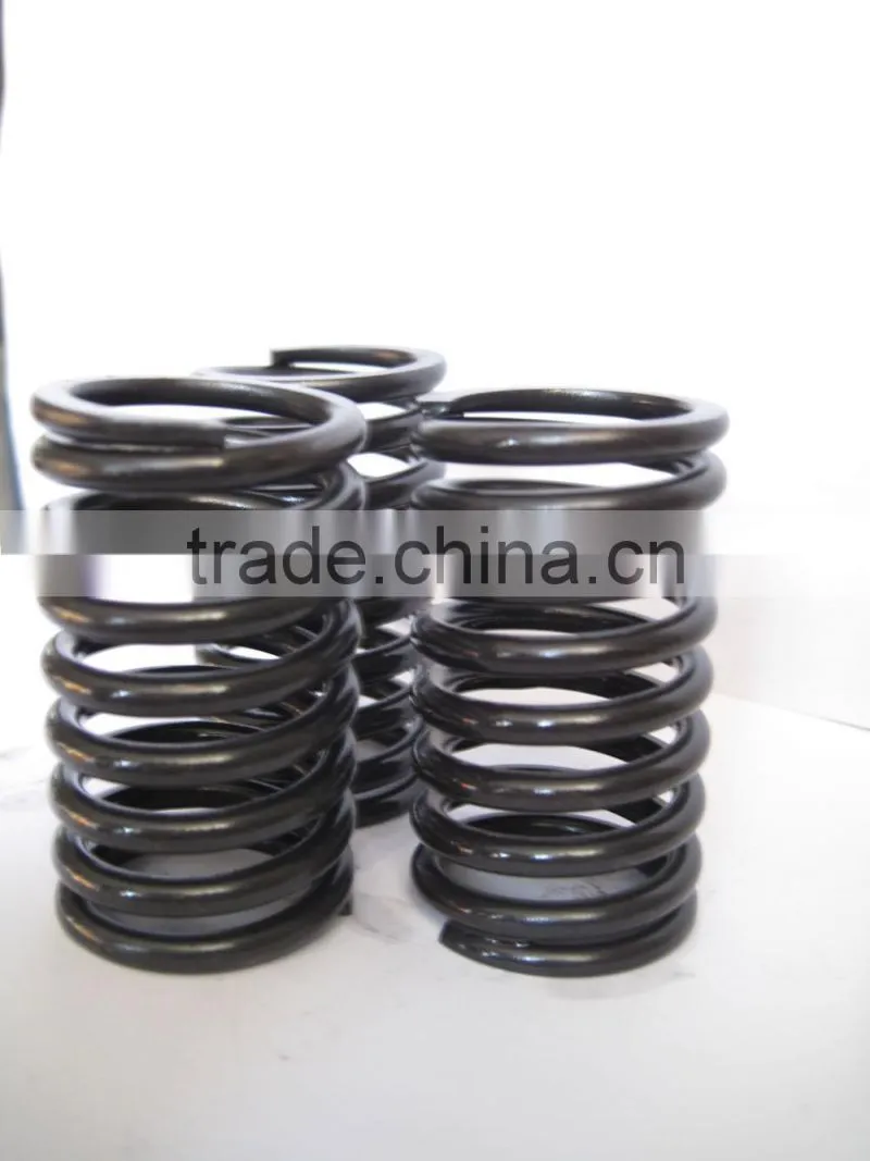 Tractor engine valves and valve spring seat and valve guide assembly