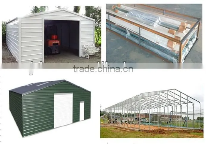 economical light steel structure garage