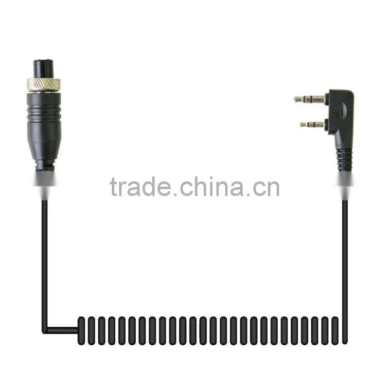 Ear Vibration Headset With Motorcycle PTT for Kenwood Two Way Radio