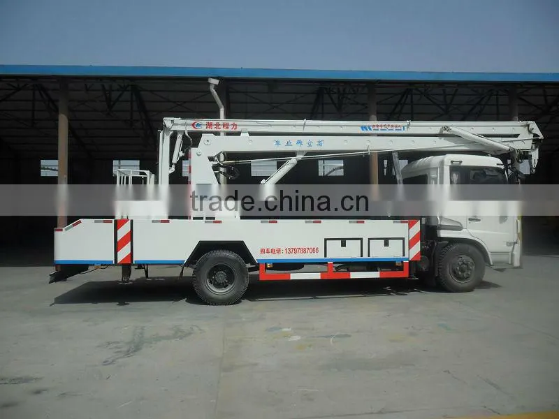 top quality with dongfeng chassis High-altitude working cart