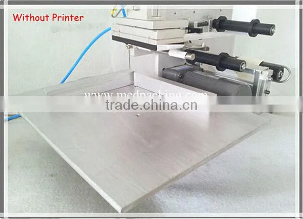 Manual flat bottle labeling machine/sticker labeling machine