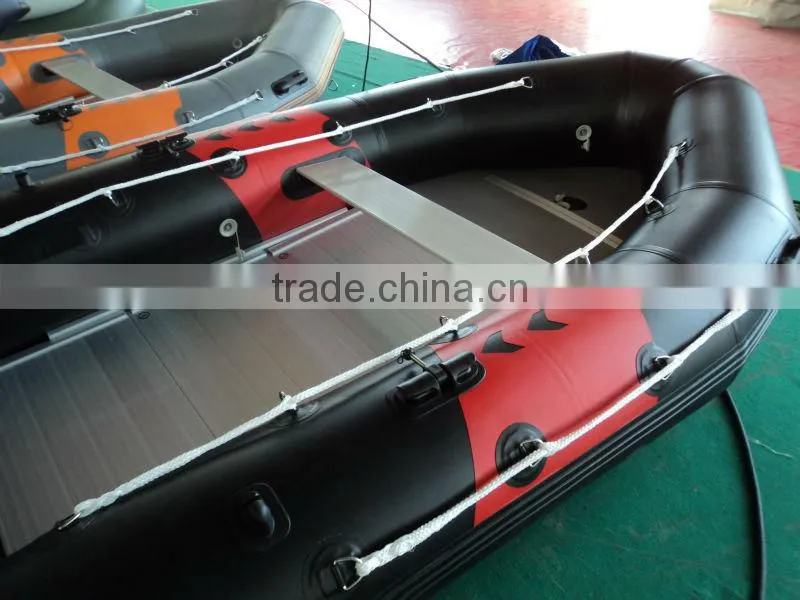 ce PVC material aluminium floor high-speed inflatable boat