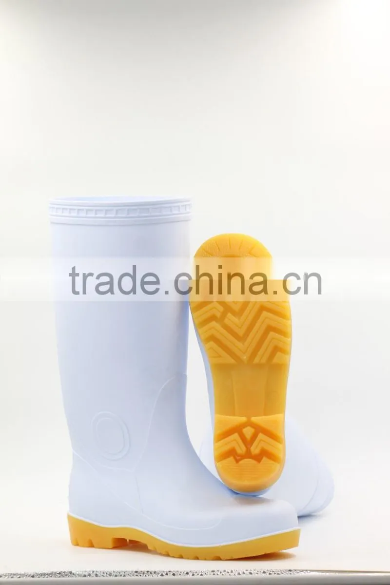 Waterproof safety boots pvc rain shoes