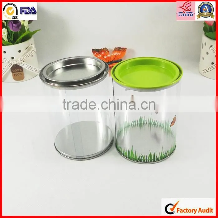 wholesale round transparent tube pvc box