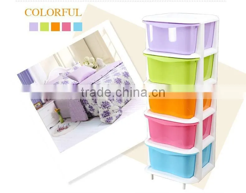 3 DRAWER WIDE CART AQUA BLUE TINT STORAGE ORGANIZER NEW