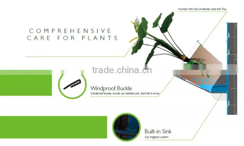 vertical garden green wall planter for home design decor