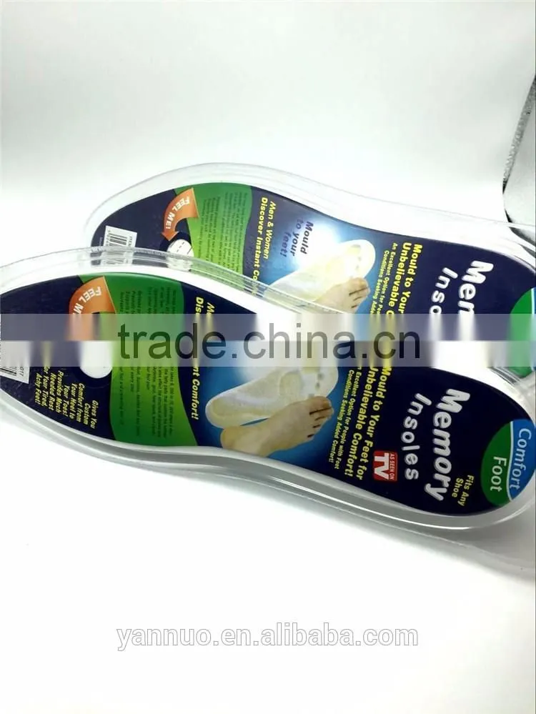 EVA Material Pad, Cushion Material Memory Sponge Shoe Insoles As seen on TV 2017