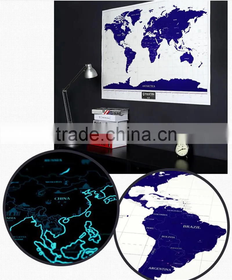CT-543 Starlight Map Travel Globe World Map Travel map