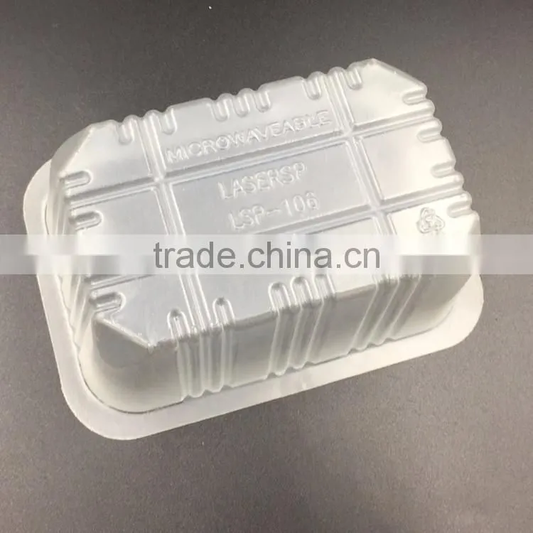 Eco-friendly disposable plastic meat trays