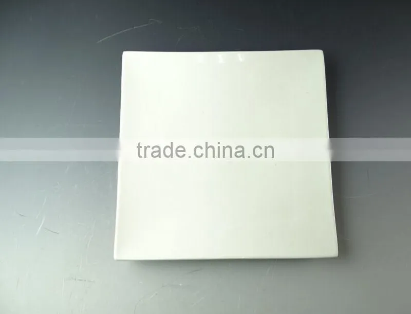 Wholesale cheap white ceramic dinner plate for daily use