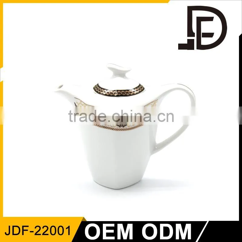 wholesale alibaba online shop personalized white china tea porcelain the coffee pot