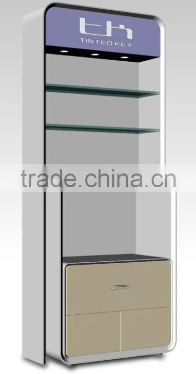 Nail polish shelf display used nail salon furniture TKN-D51214