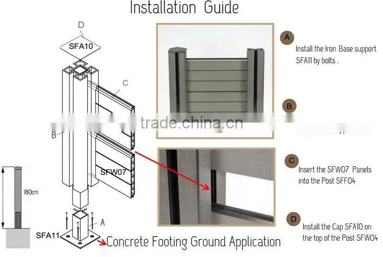 wpc fence screen for decorative garden fencing better than wood fence vinyl fence aluminum fence