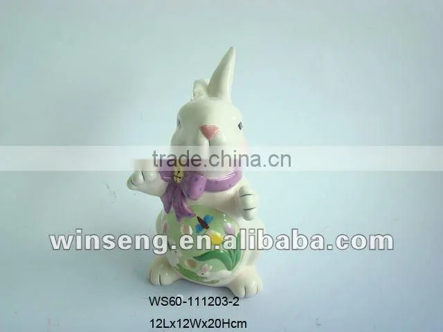 Ceramic Easter Rabbit Shape catalytic Oil Burner