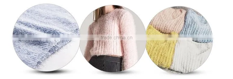 100%Dyed Fancy Feather Yarn for Knitting Scarf