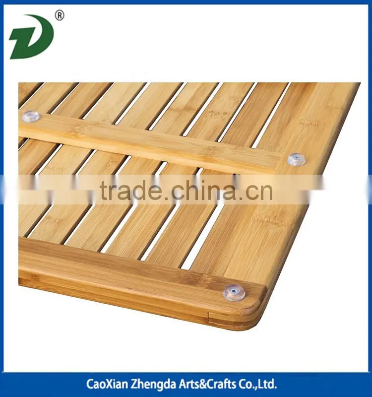 2016 New Design Anti Slip Wood Shower Mat