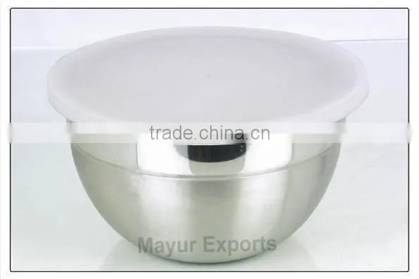 stainless steel mixing bowl