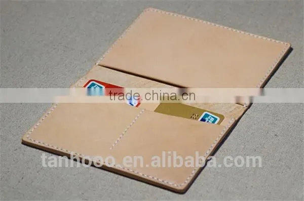 personalized hard vegetable leather passport holder