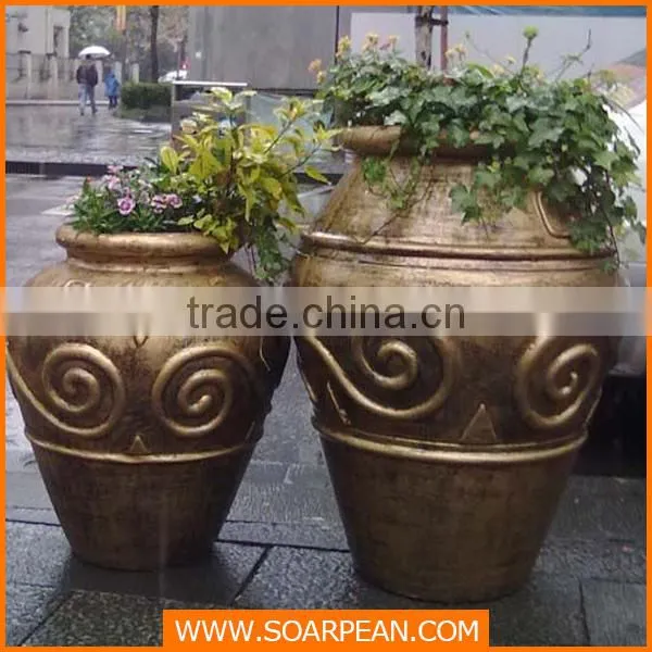Modern Outdoor Decorative GRC Big Pot