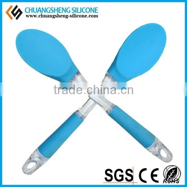 Kids favourite non broken FDA grade silicone spoon, soup spoon, BABY eating spoon