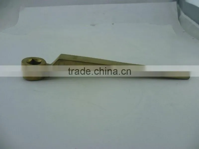 valve square driver, Al-copper alloy nonsparking hardware hand safety non spark tools China tools spanners nonmagnetic wrench