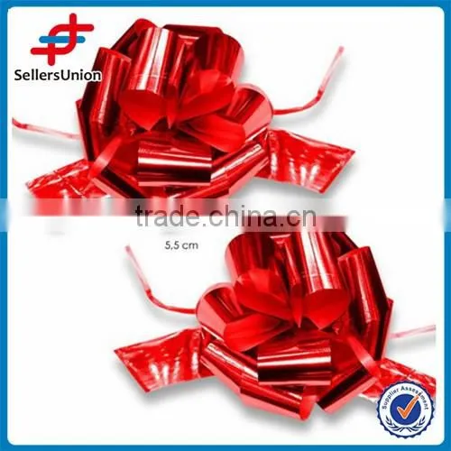 5.5cm red decoration plastic flower sticker