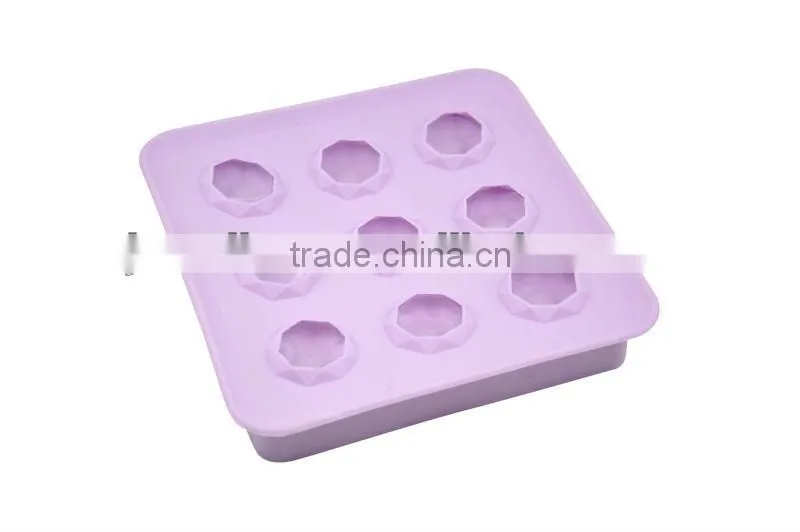 Novetly design funny diamond shape Custom Ice Cube Tray