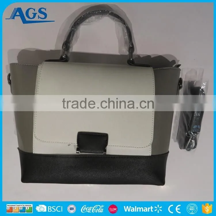 Wholesale factory price simple design leater tote bag