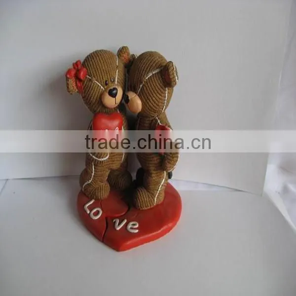 The bear frame resin valentine's day