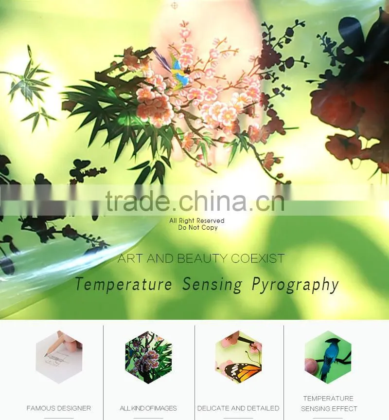 New Temperature Inductive Heat Transfer Sticker for Clothing