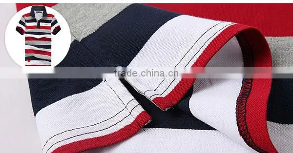 Men's engineering stripe polo shirt