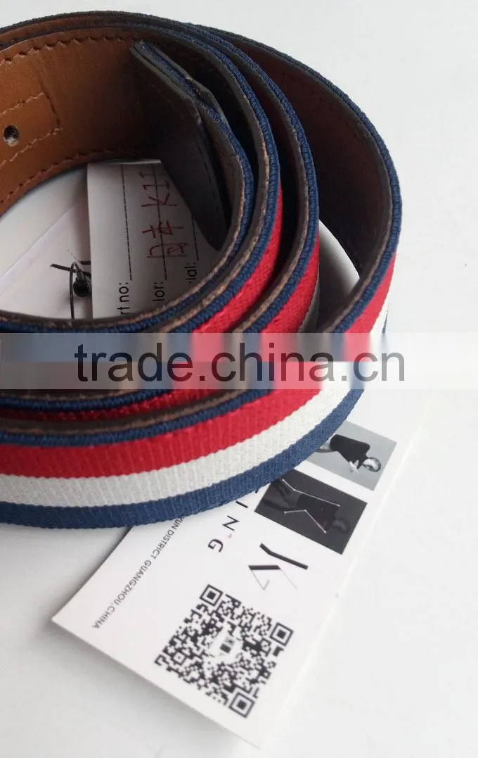 J51929 Fabric Webbing Belt Fashion Man's Dress Belt dressing Accessories