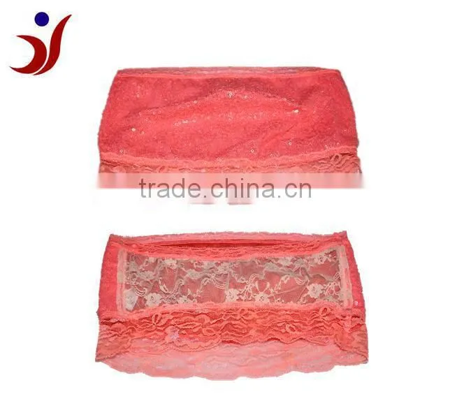 sexy lace bead tube top bra transparent inner underwear wholesale for sexy ladies (accept OEM)