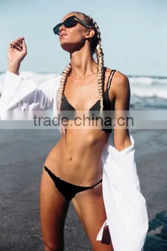 2016 new style 4 pure color fashion sexy girl bikini set