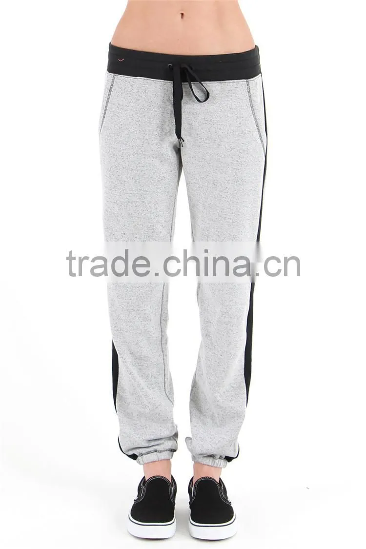 Custom running pants grey and black cheap wholesale jogger pants unisex