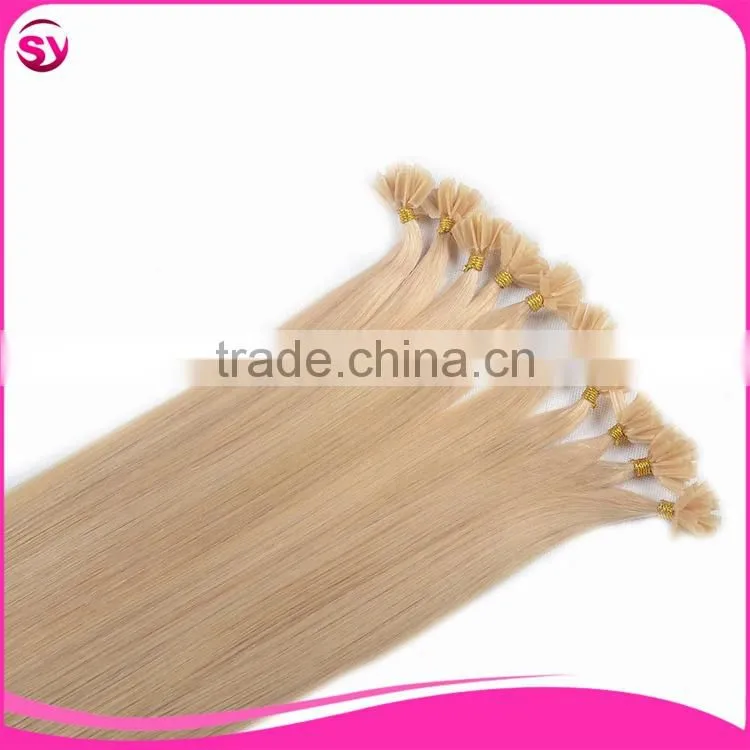100% Keratin Fusion Italian Hair Extensions Various Colors Factory Wholoesale U Tip Italian Human Hair