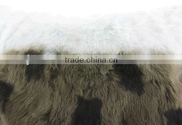 Combine Color Rabbit Fur Cushion/Wholesale And Retail
