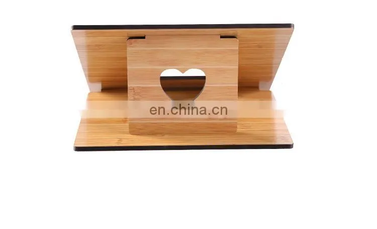 Simple design custom logo wood office gift wooden laptop desk with best selling