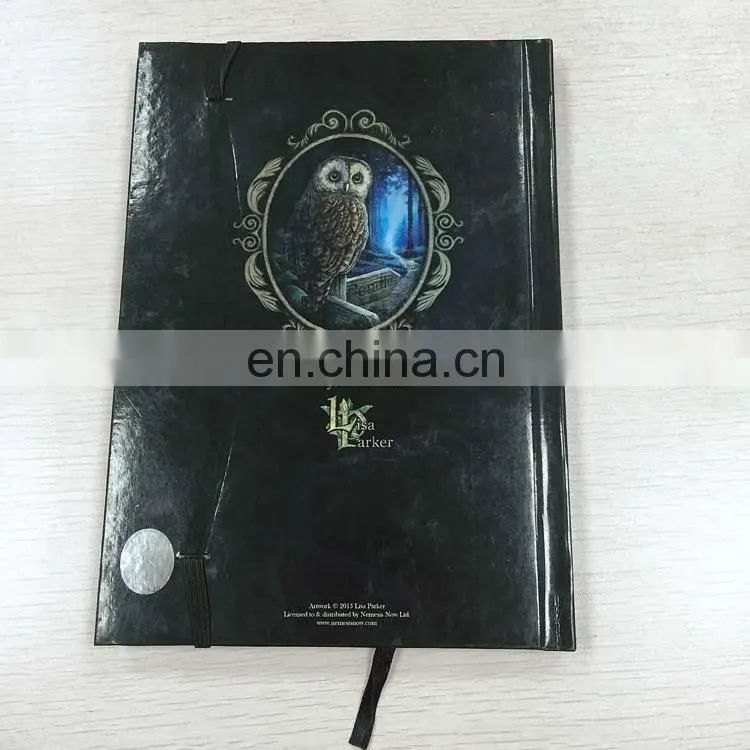 China Manufacture Wholesale Offset Printing Custom Cheap Thick Hardcover Note book With Ribbon