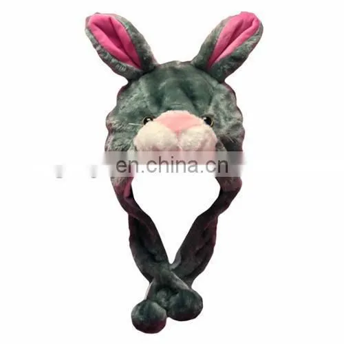 Wholesale factory supply OEM kids rabbit plush hat