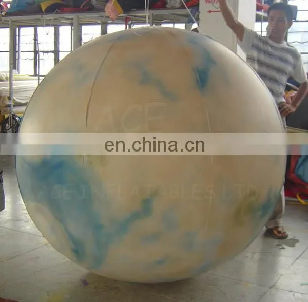 Inflatable light color helium balloon with full printing