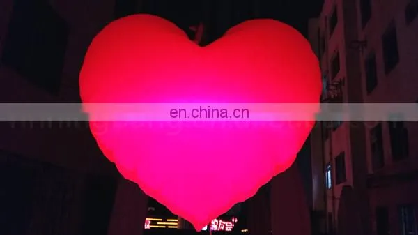 inflatable heart shape balloon for wedding decoration