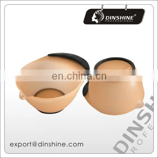 beauty salon equiment Hair Coloring plastic Bowl with Rubber Stand