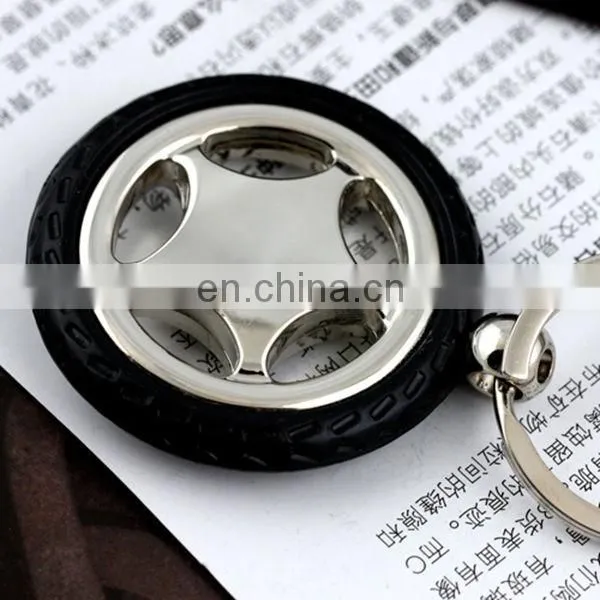 2014 HOT PROMOTIONAL SALE COMPASS BRANDED GIFT CAR TYRE KEY CHAINS