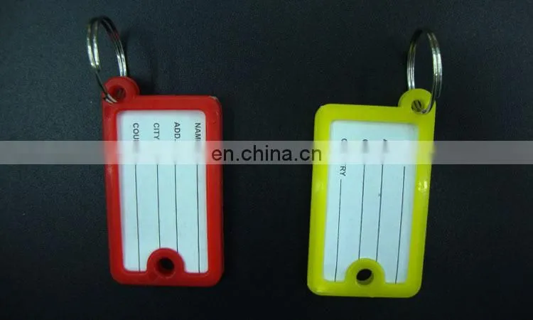 Winho Wholesale Blank Plastic Keychain Key Tags ID Label