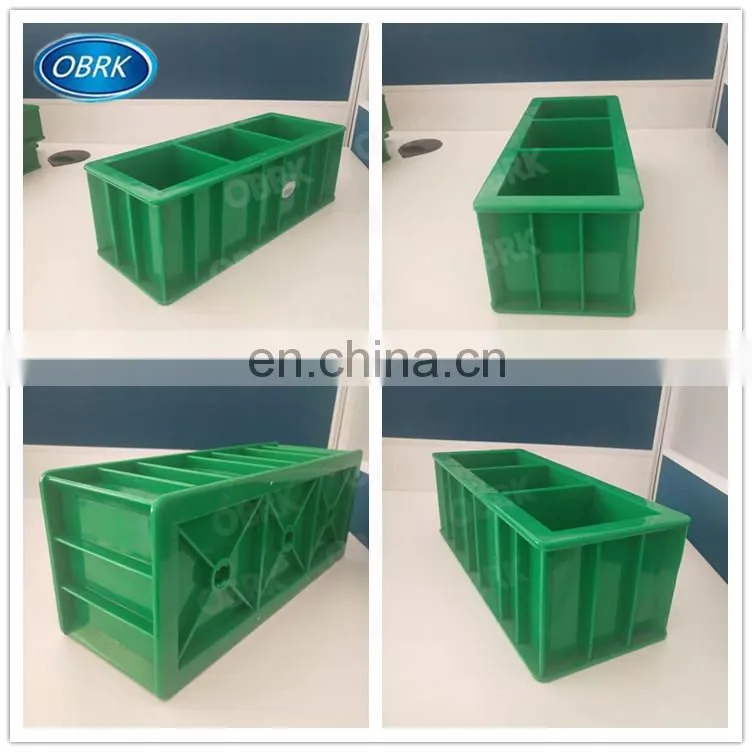 ABS Plastic Concrete Test Cube Mould With Three Gang 100*100*100mm