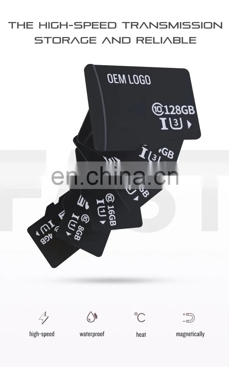 Factory Wholesale Cheap Price High Speed Mobile Phone Memory Card 2gb 16gb 32gb 64gb 128gb 256gb Class10 tf Card Memory Sd Card