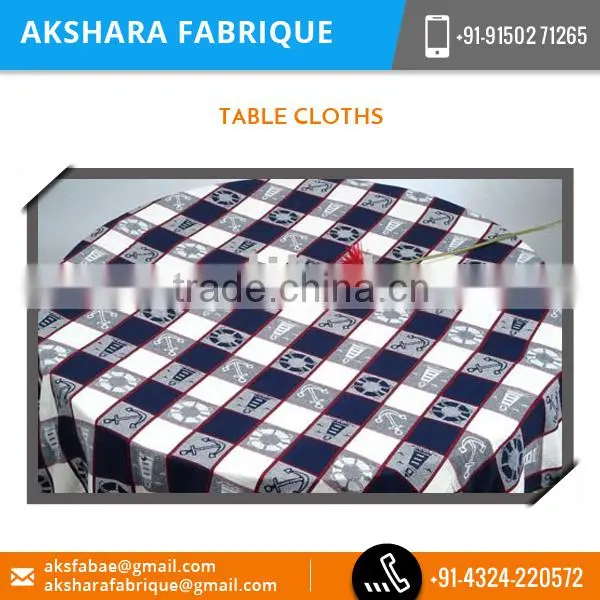 Trusted Brand selling Wrinkle Free Table Cloth Available at Market Rate